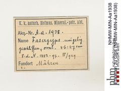 Etiketten zu Gips (NHMW-MIN-Aa1938)